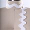 1 Yard White Jumbo Ric Rac Trim 1" Cotton Ribbon for Quilts & Home Décor